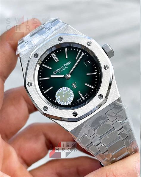 audemars piguet 15202 anniversario|audemars piguet green dial.